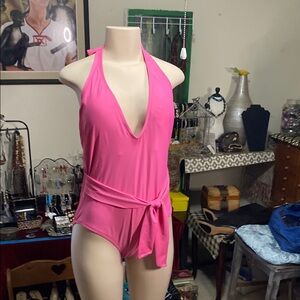 Shade & Shore Pink One-Piece Swimsuit